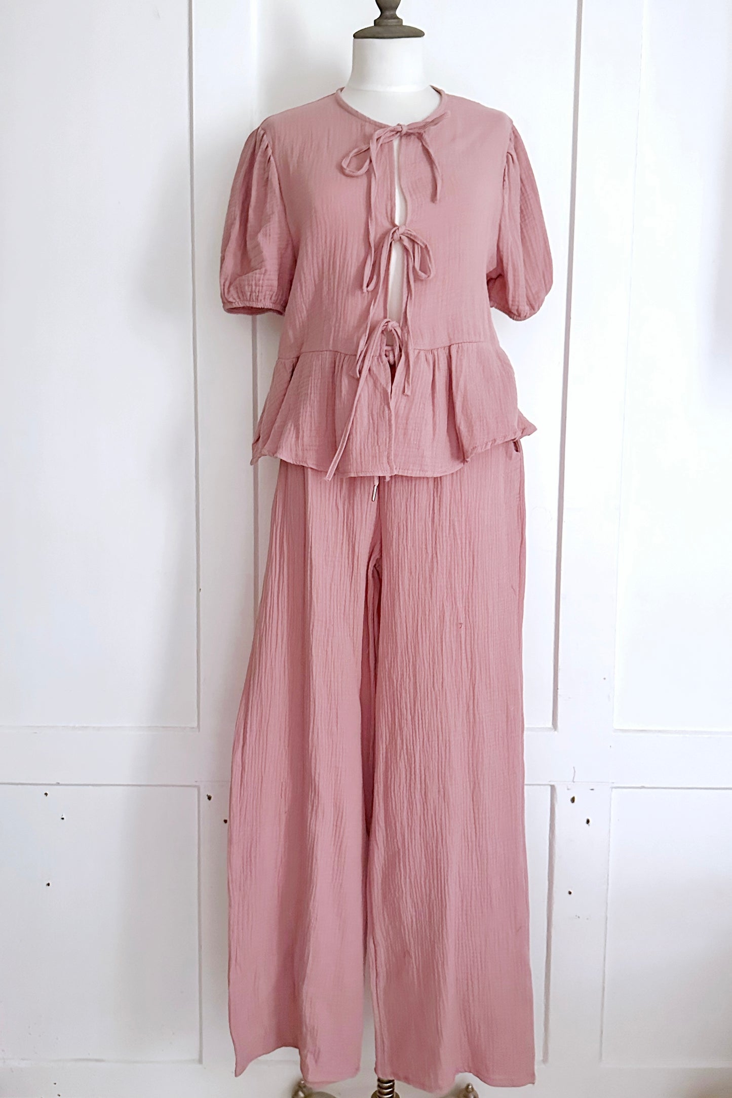 Musselin Taillenhose aus Baumwolle
