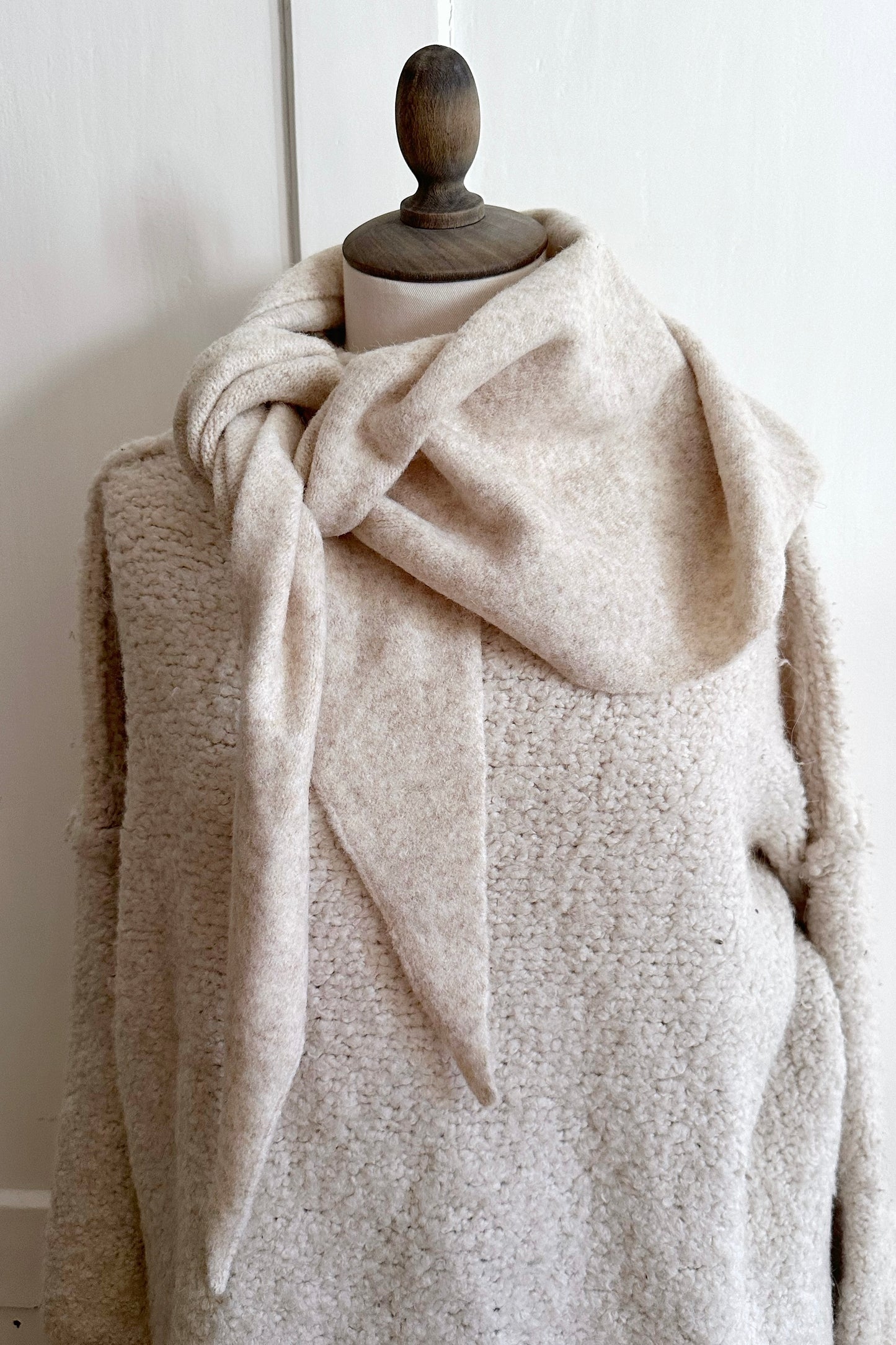 Dreieckschal aus Wolle