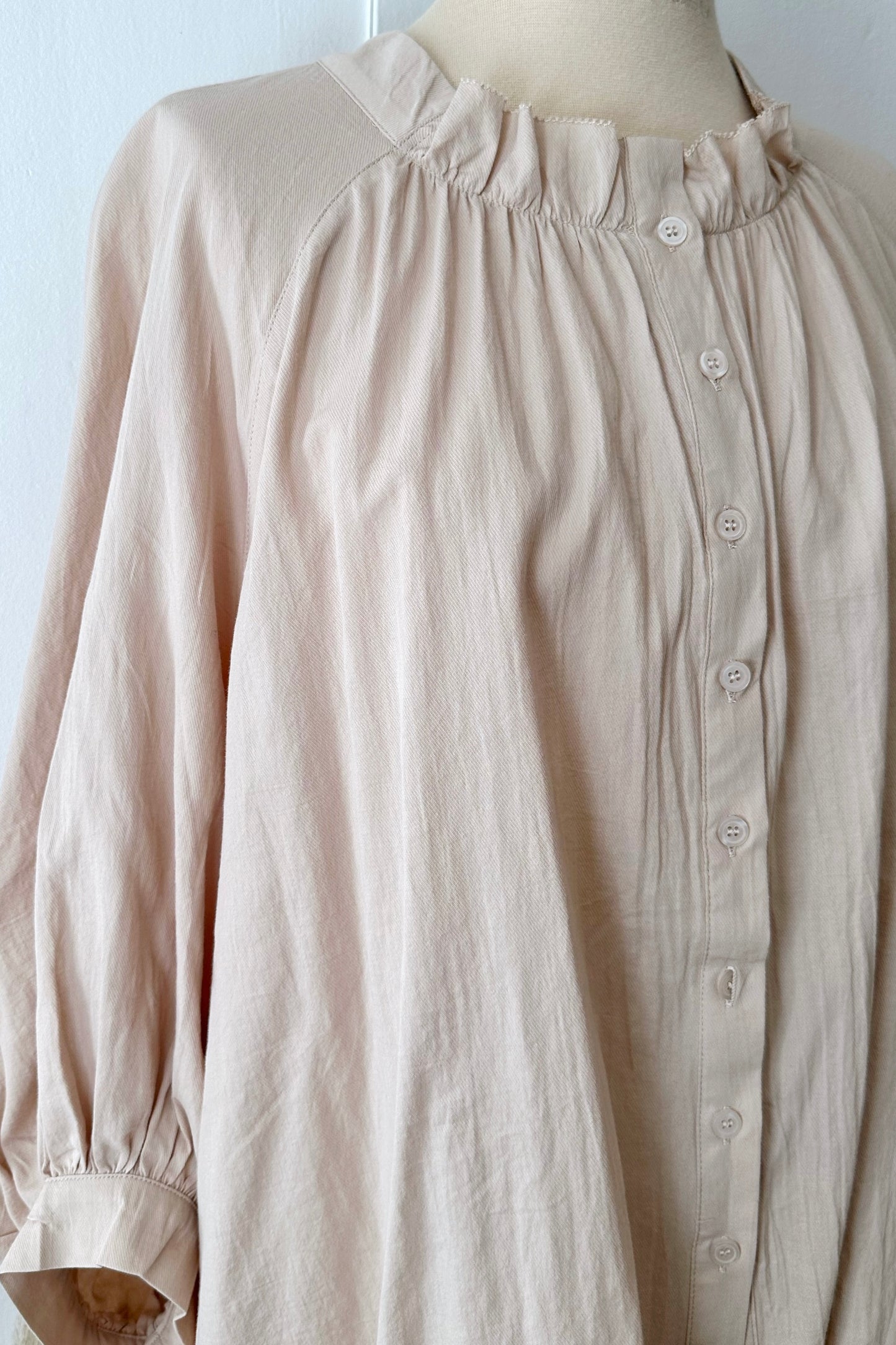 Oversized Baumwollbluse