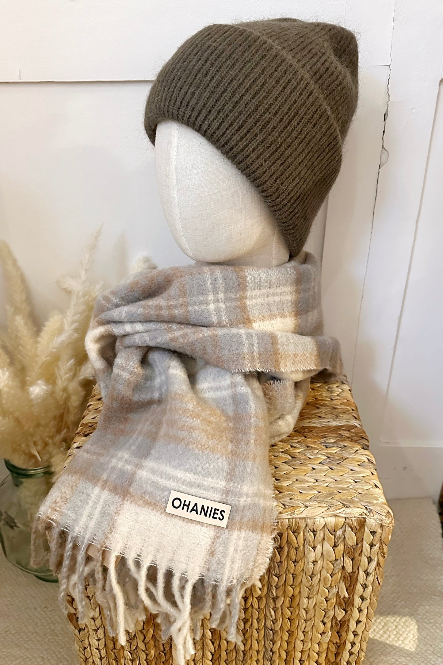 Angora wool hat