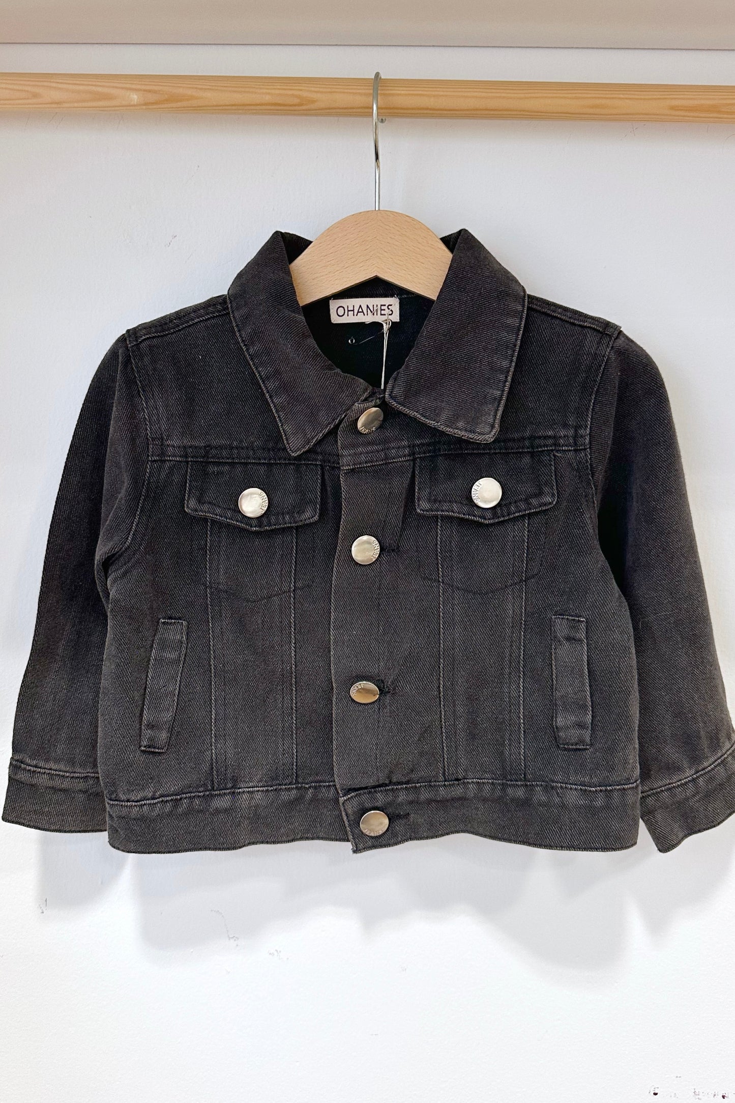 Littles: Jeans Jacke Elefant- 12-18 Monate