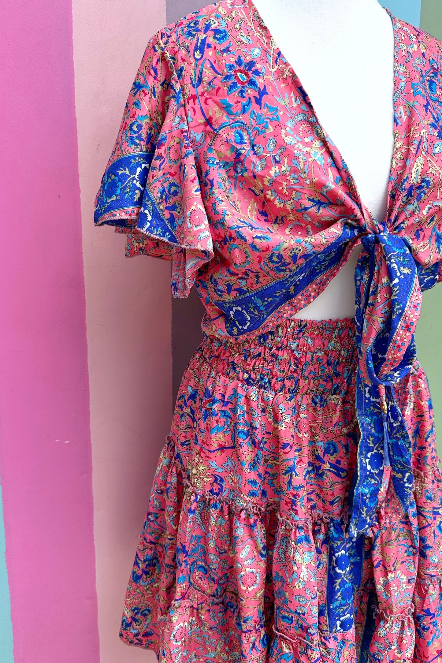 Bluse mit indischem Muster