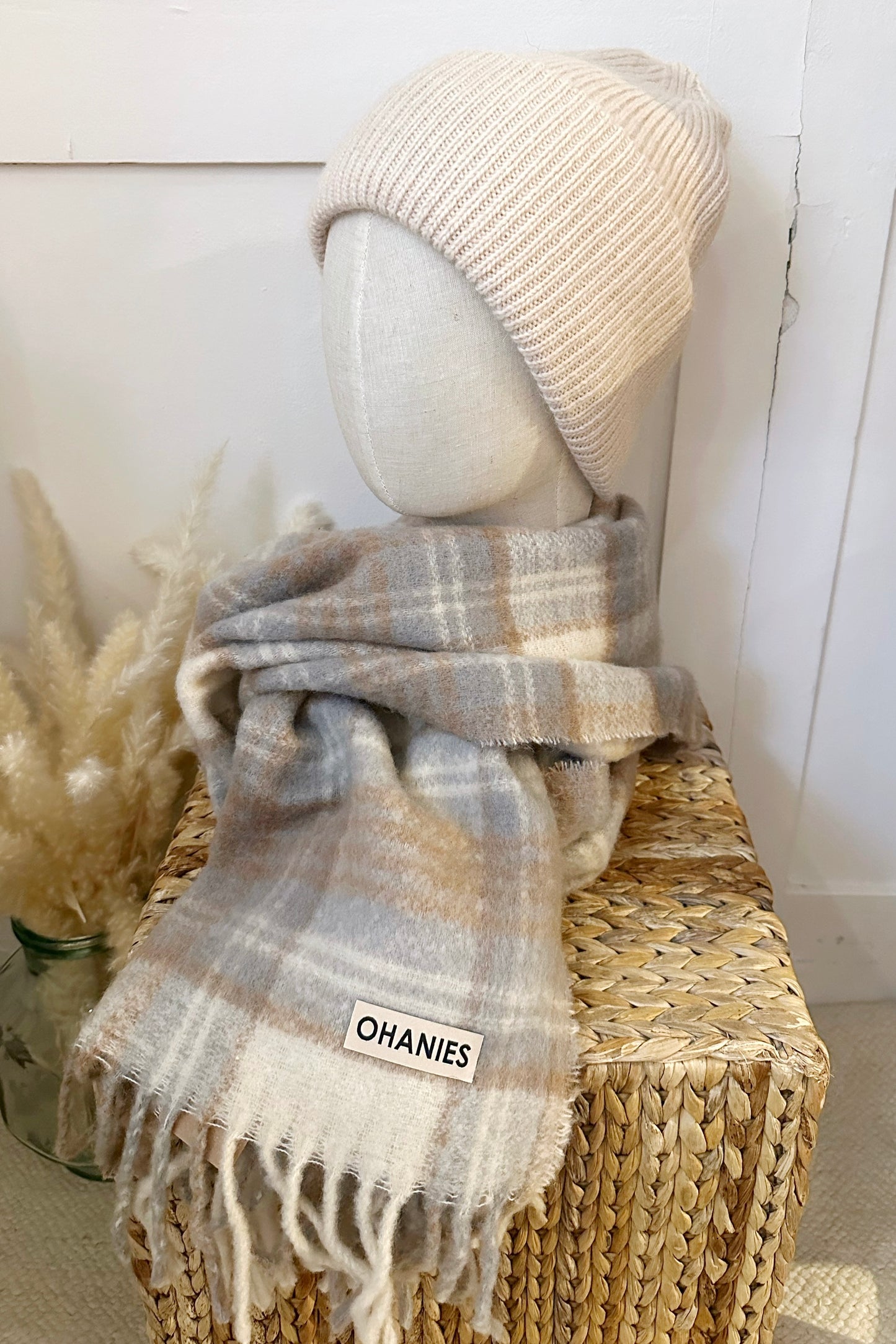 Angora wool hat