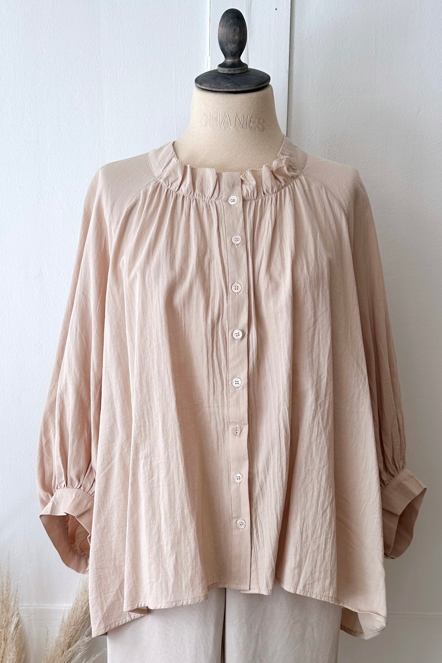 Oversized Baumwollbluse