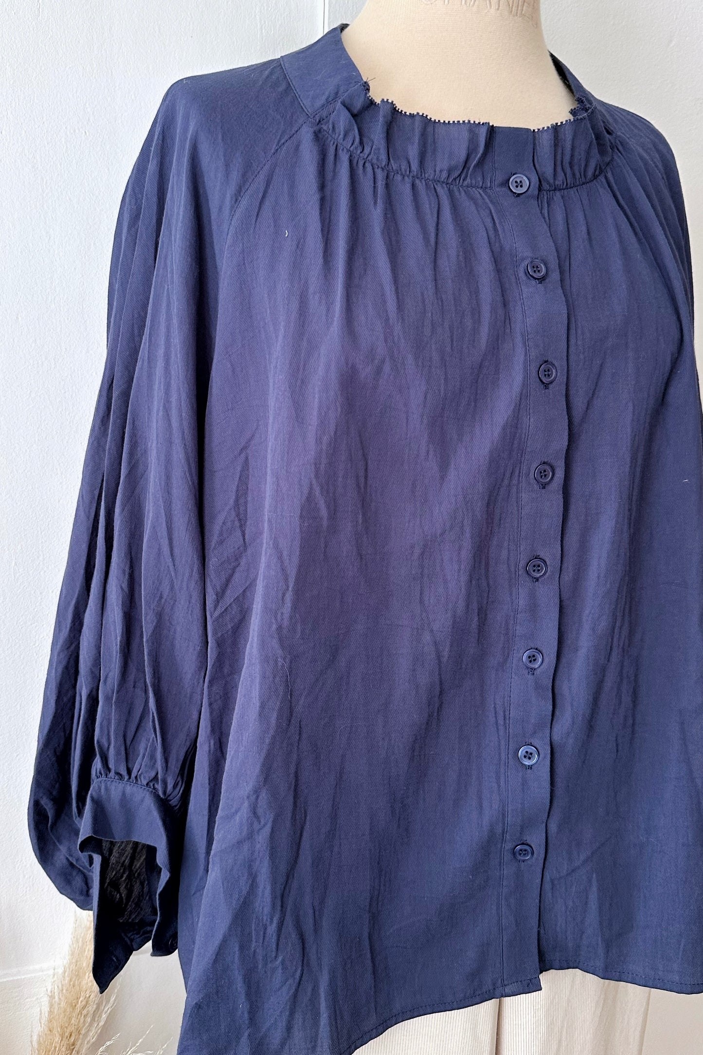 Oversized Baumwollbluse