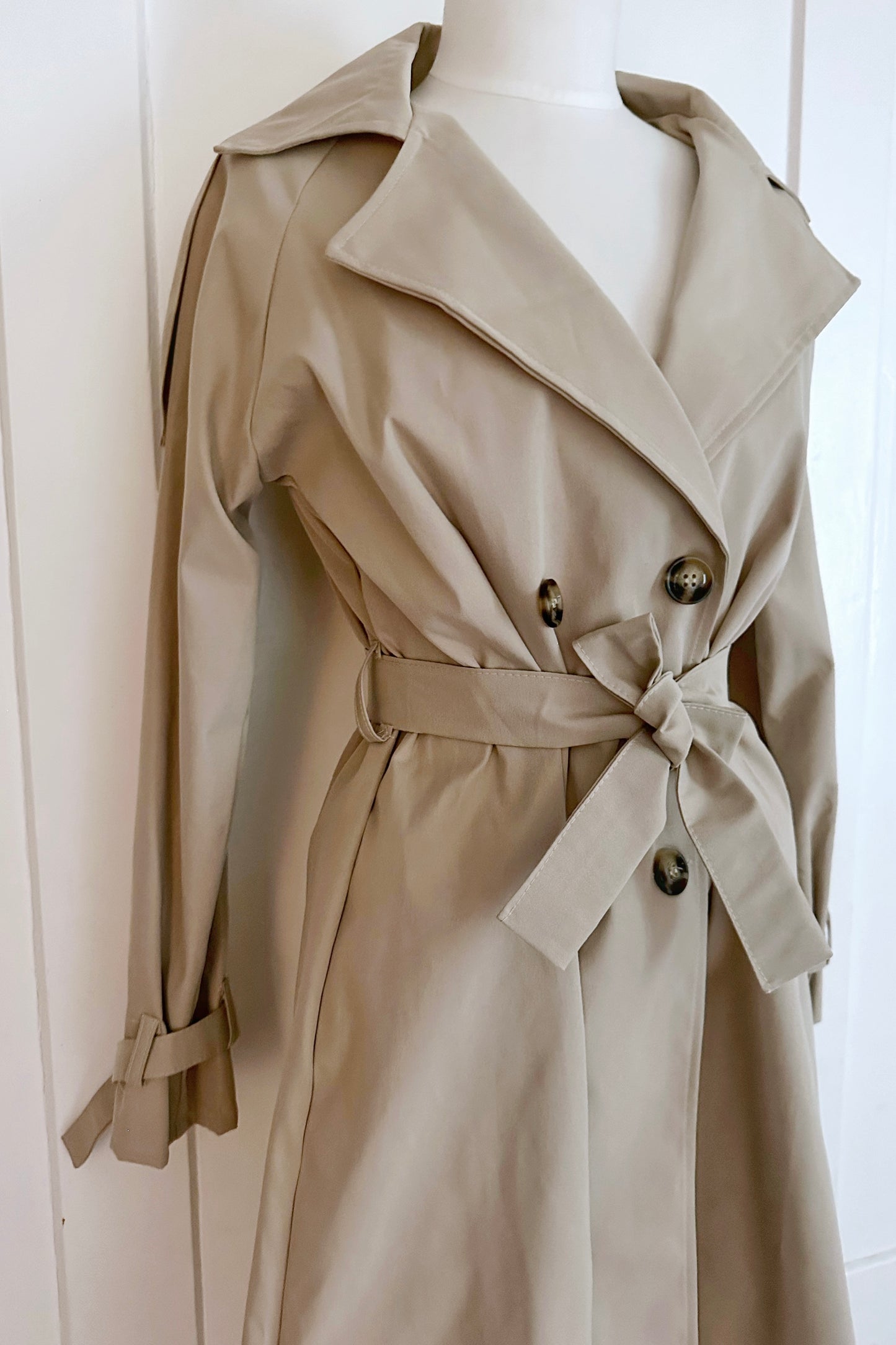 Trenchcoat aus Baumwolle