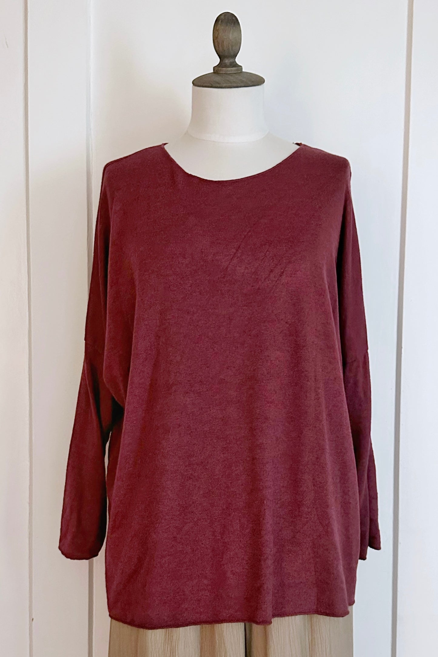 Feiner Strickpullover mit Angora
