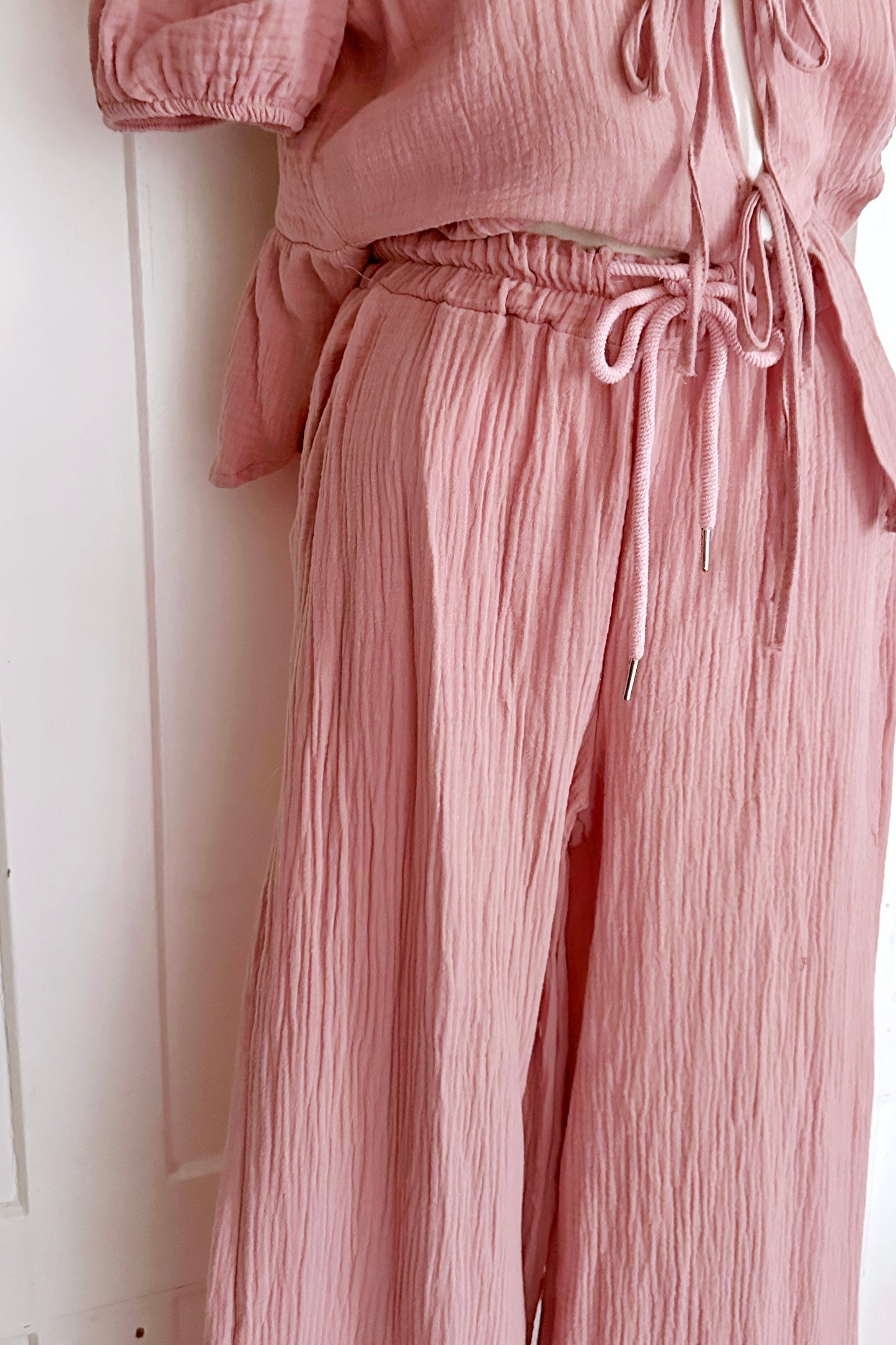 Musselin Taillenhose aus Baumwolle