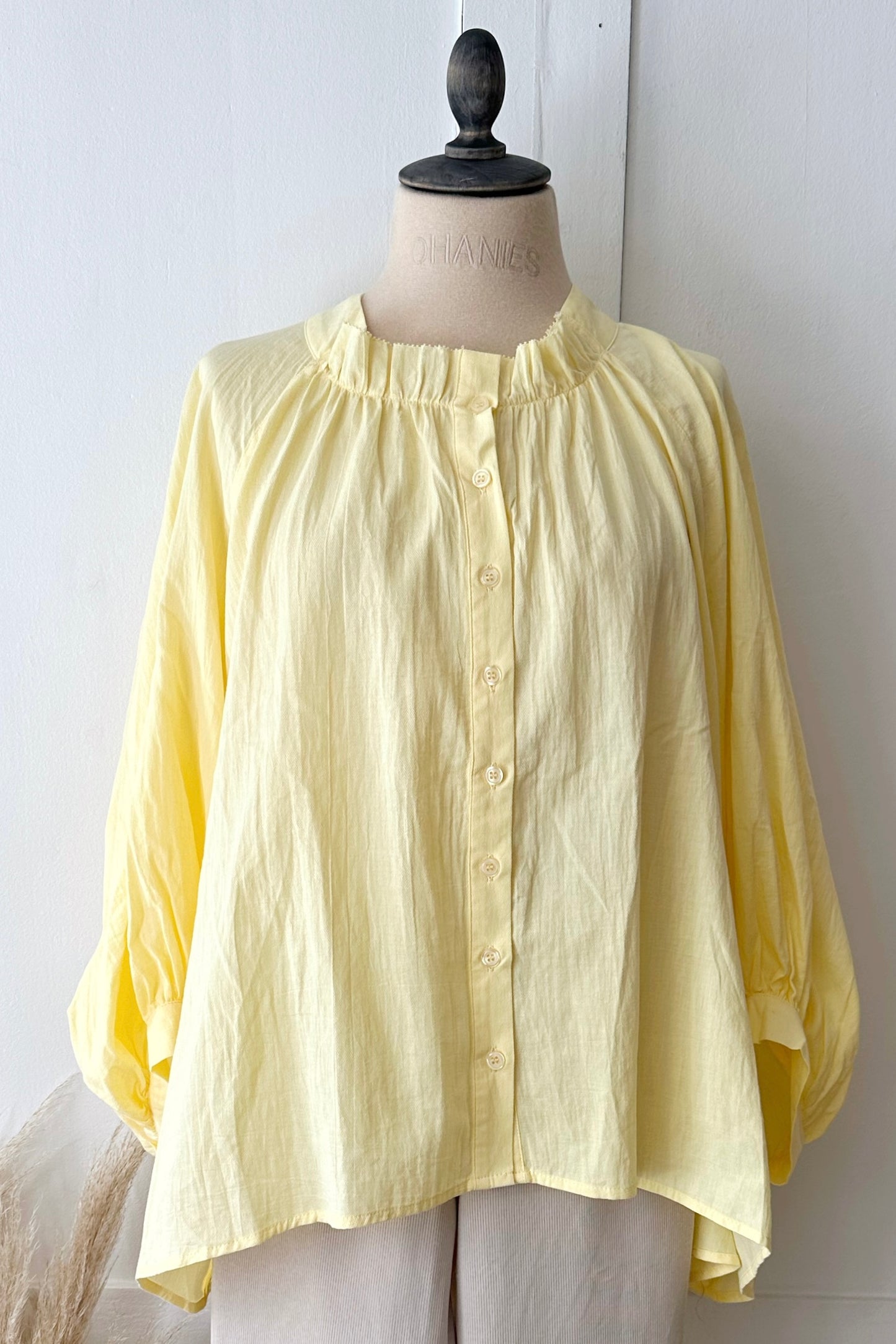 Oversized Baumwollbluse