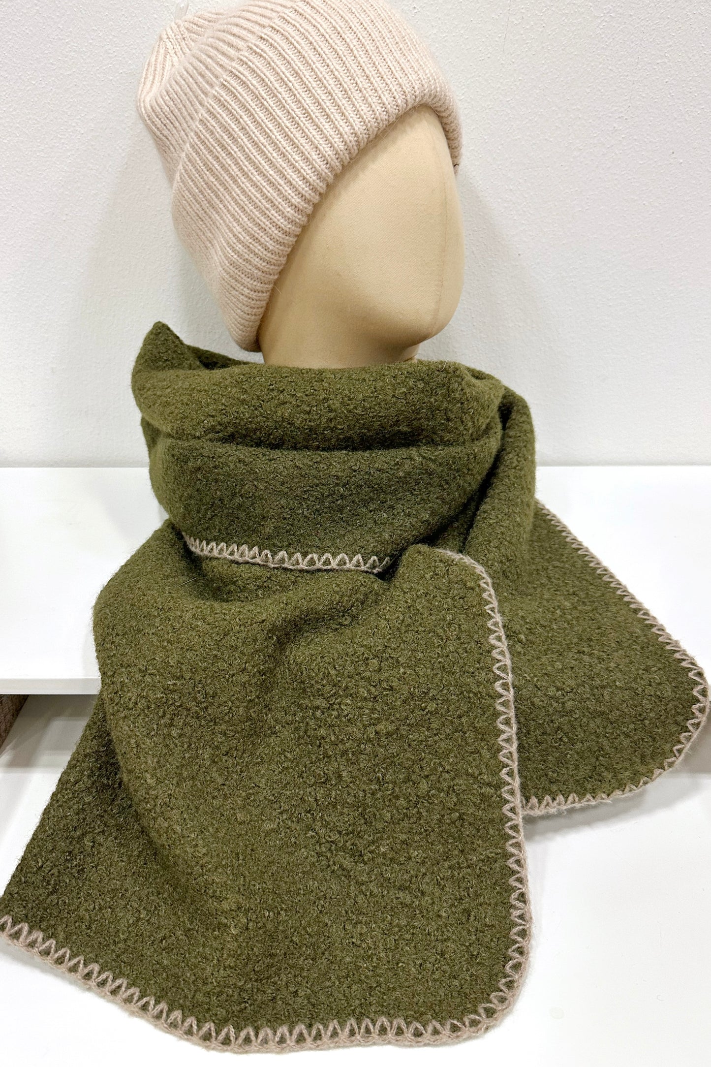 Kuschelschal mit Zickzack