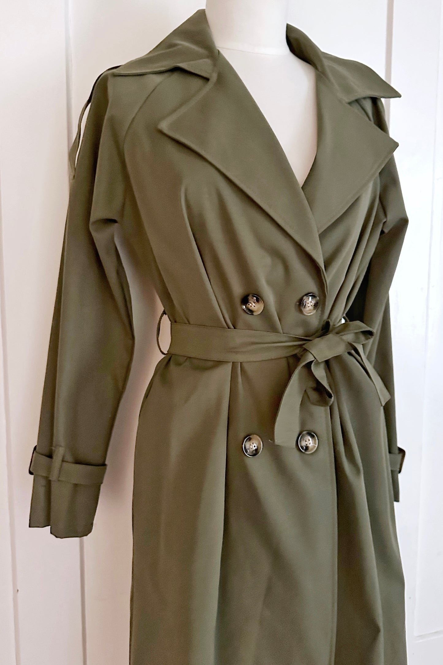 Trenchcoat aus Baumwolle