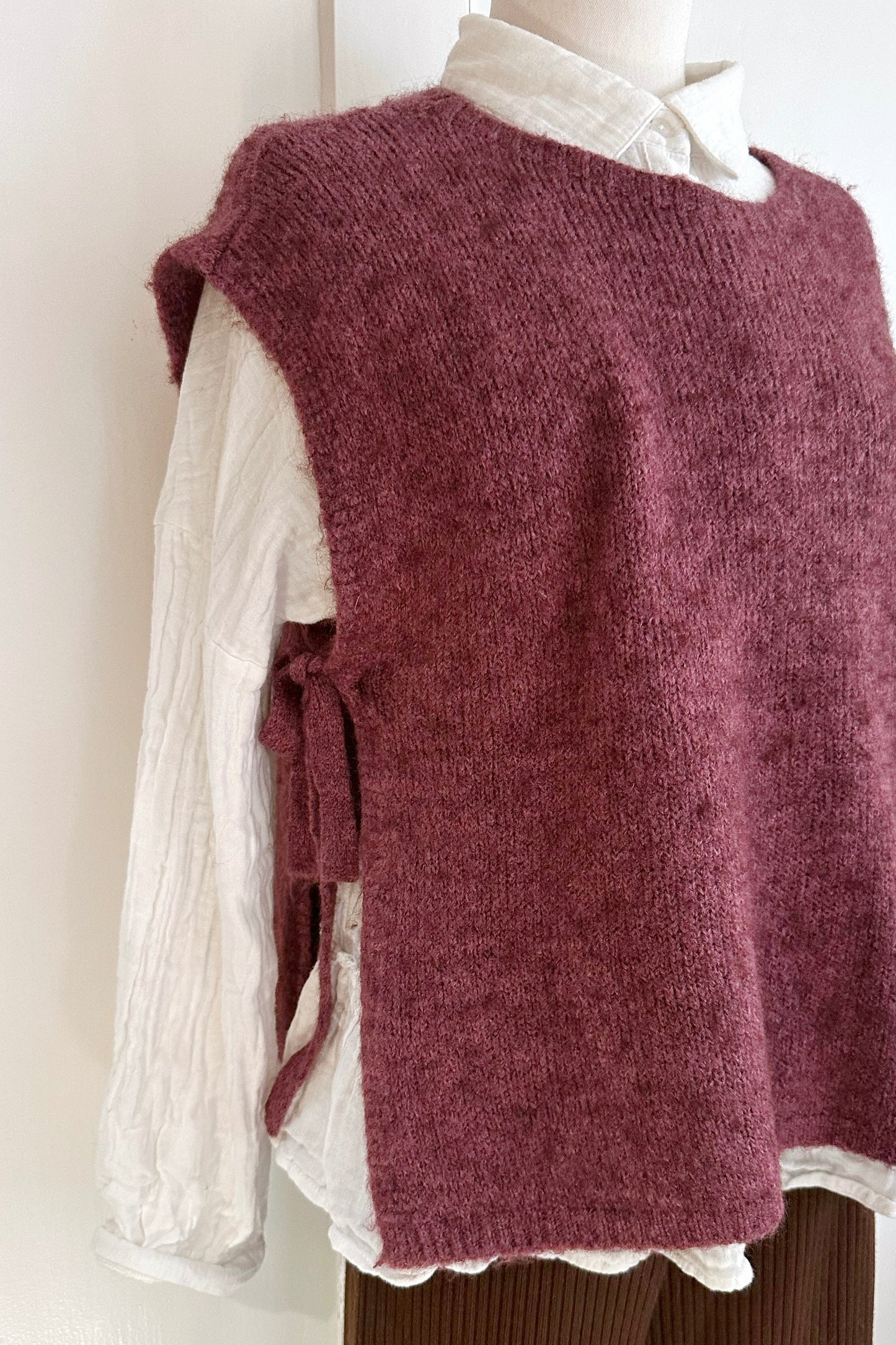 Strickpullunder mit Alpakawolle