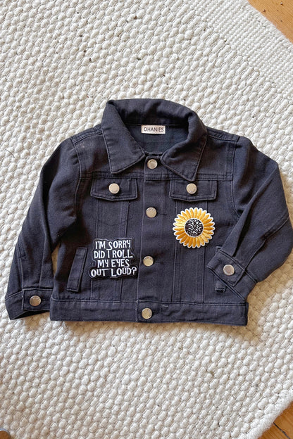 Littles: Jeans Jacke Sunflower- 18-24 Monate