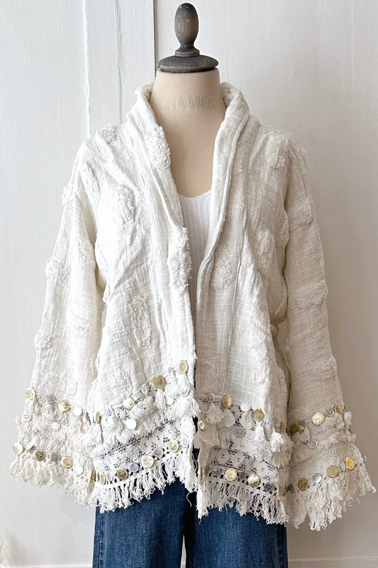 Jacket Bouclelove - handmade