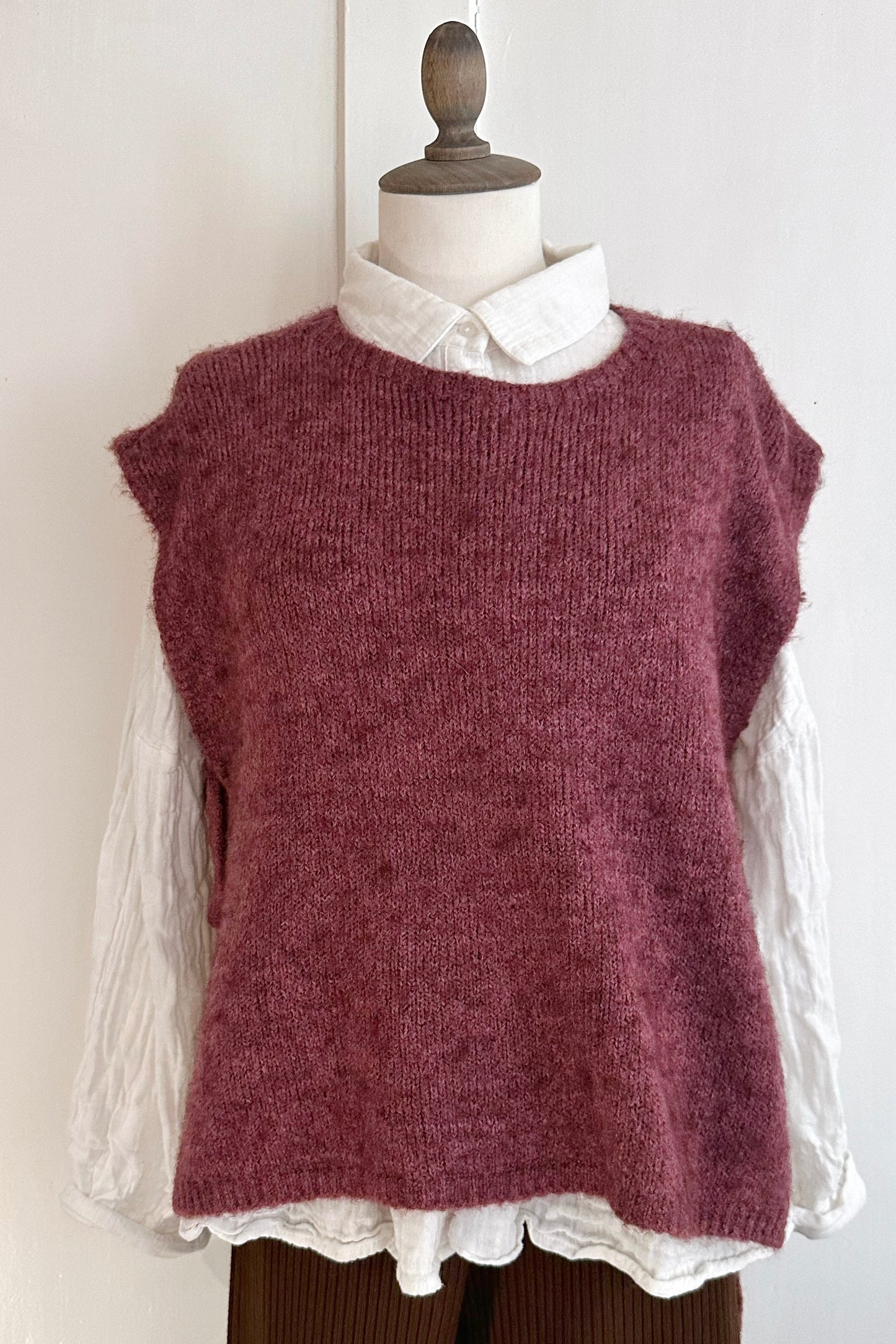 Strickpullunder mit Alpakawolle