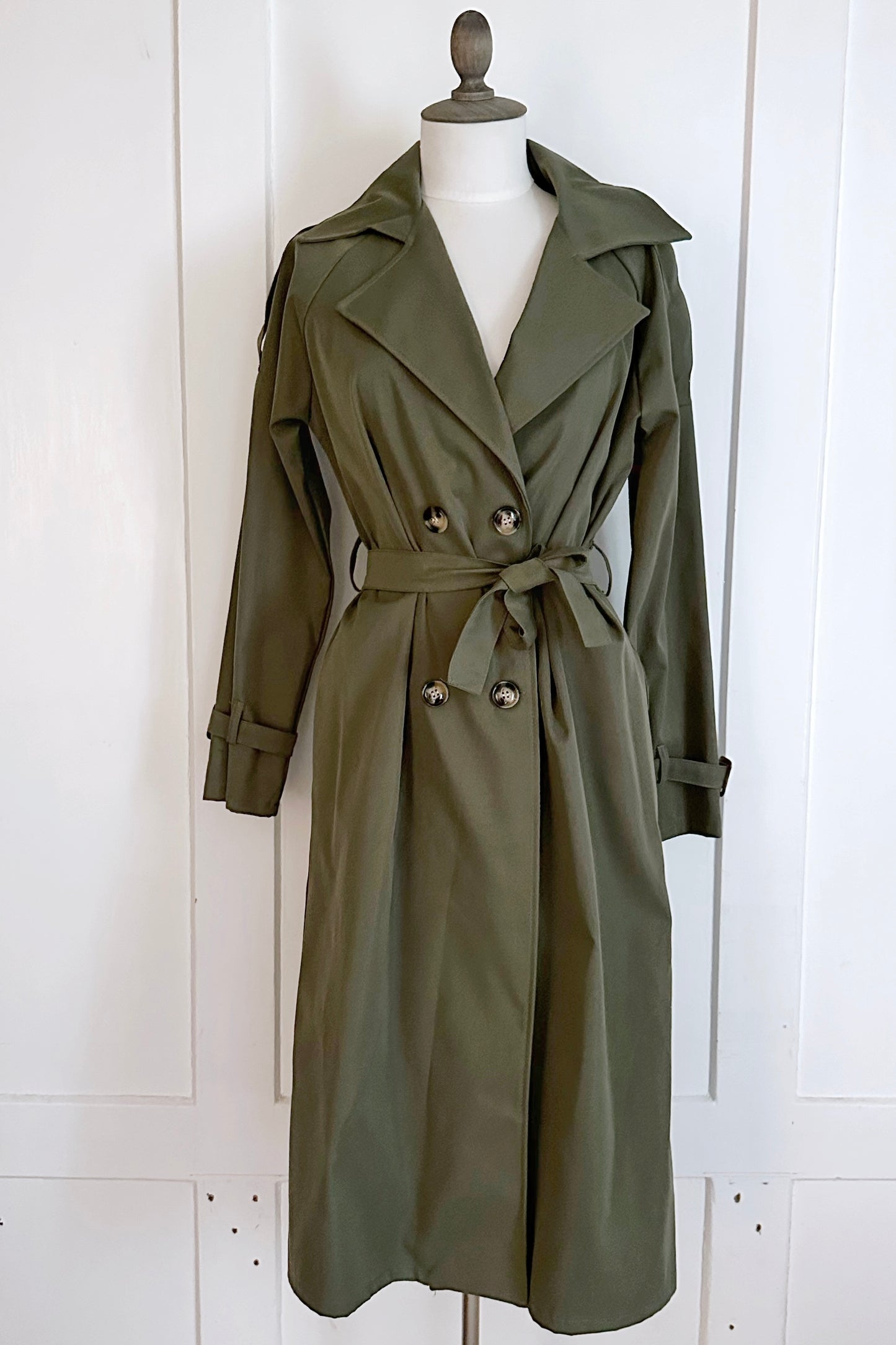 Trenchcoat aus Baumwolle