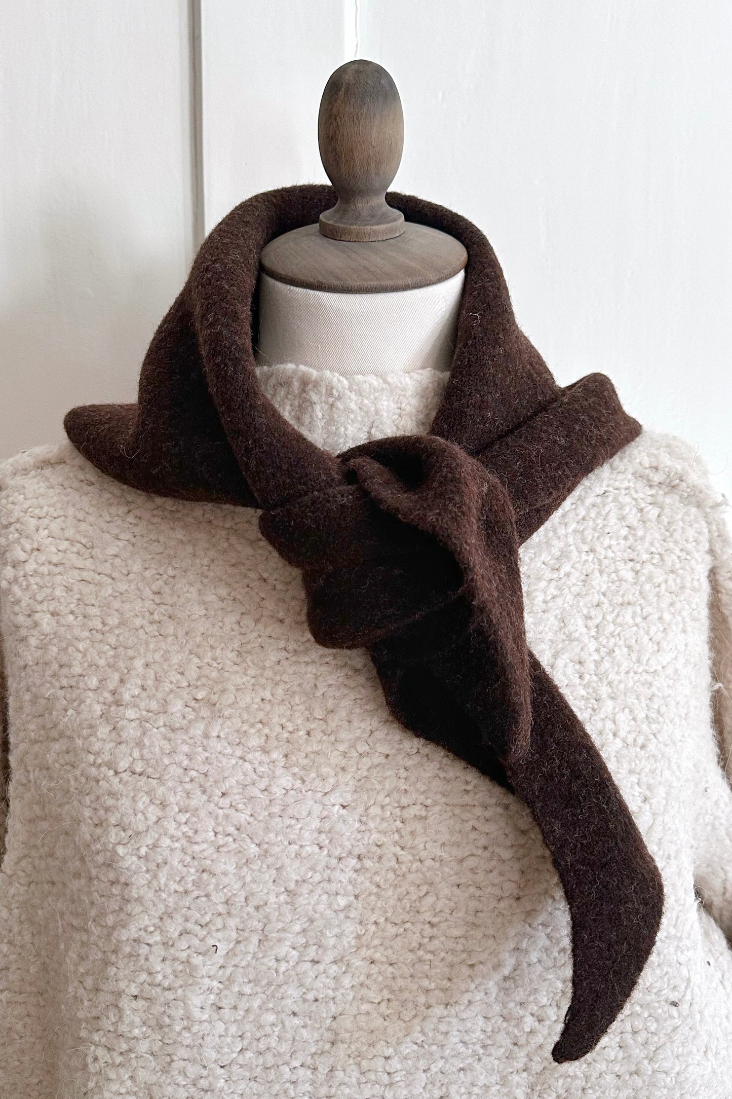 Dreieckschal aus Wolle