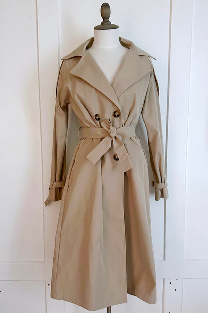 Trenchcoat aus Baumwolle