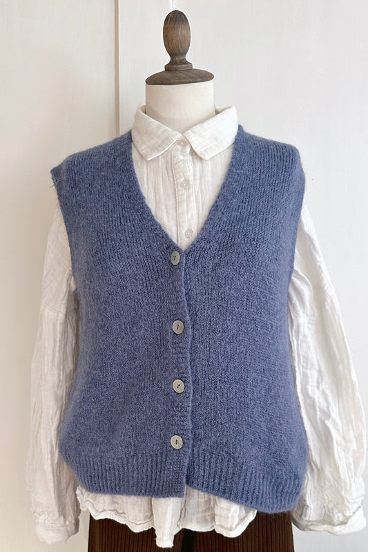 Strickweste mit Alpakawolle