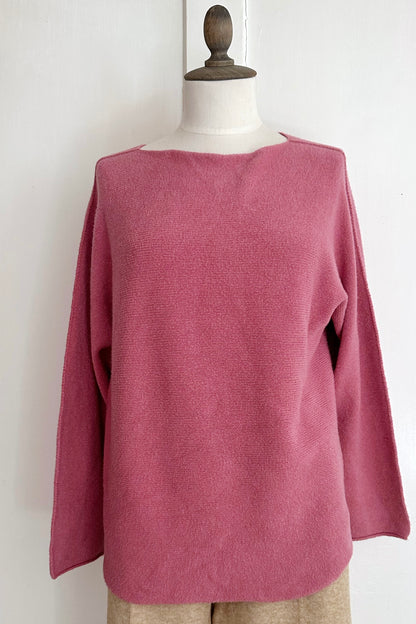 Strickpullover mit Rundhals aus Viskose