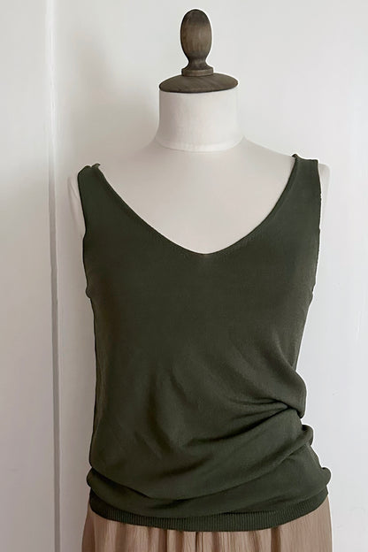 Hüftlanges Feinstricktop aus Viskose
