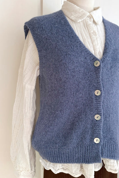 Strickweste mit Alpakawolle