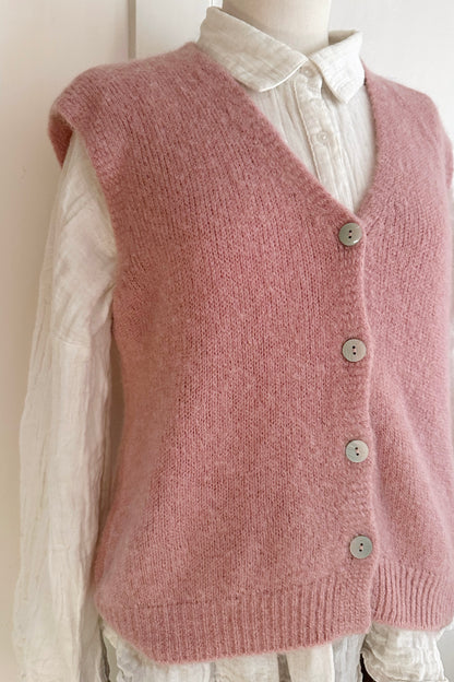 Strickweste mit Alpakawolle