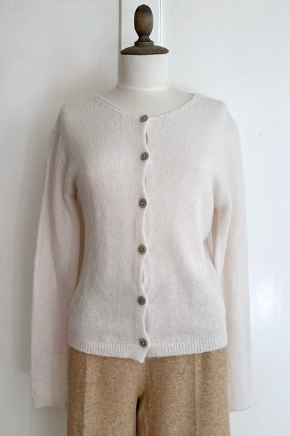 Strickcardigan mit Alpakawolle