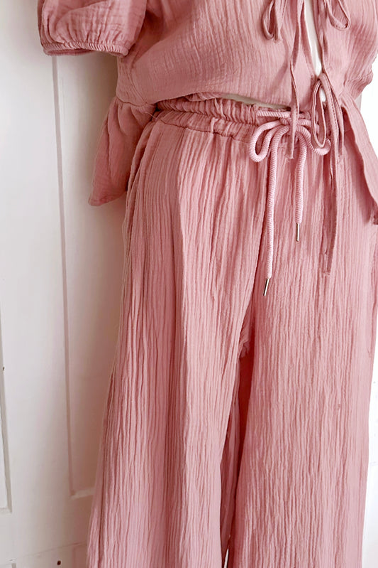 Musselin Taillenhose aus Baumwolle