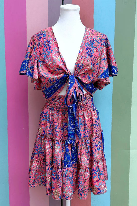 Bluse mit indischem Muster