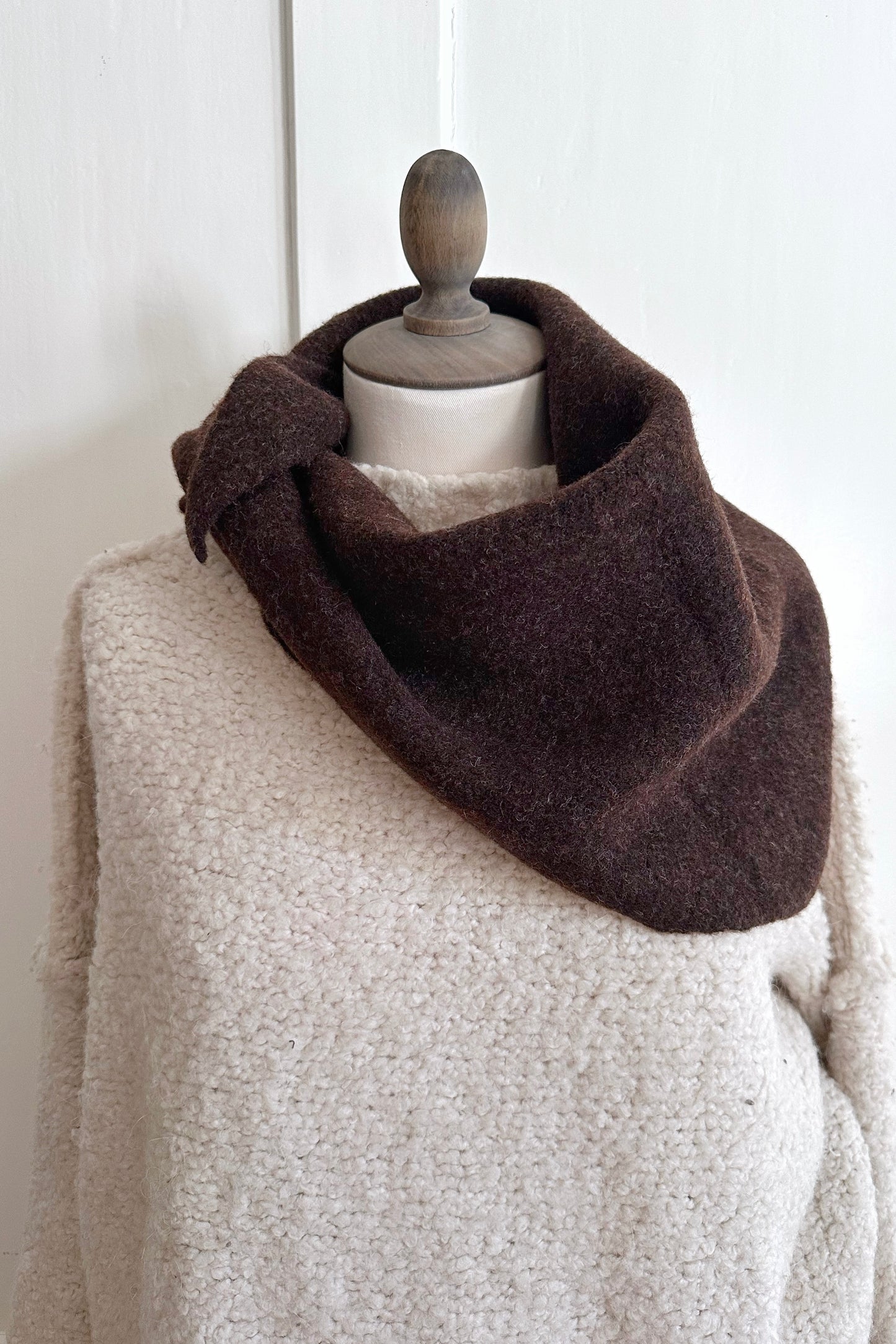 Dreieckschal aus Wolle