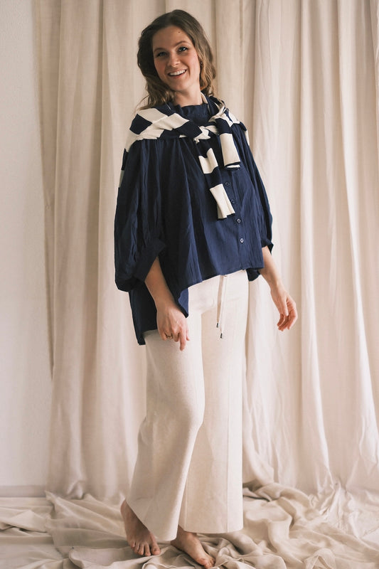 Oversized Baumwollbluse