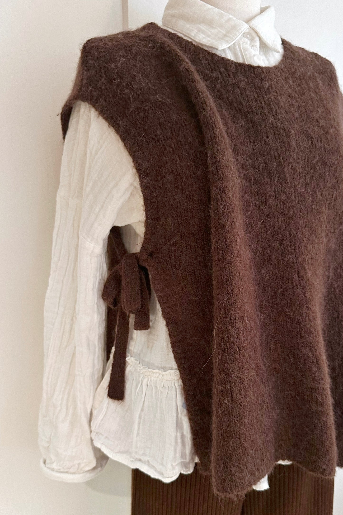 Strickpullunder mit Alpakawolle